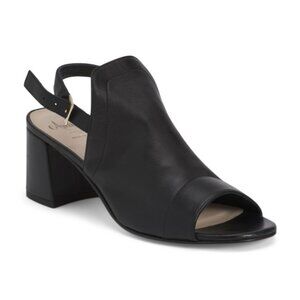 AMALFI Made In Italy Leather Eboli Slingback Heels